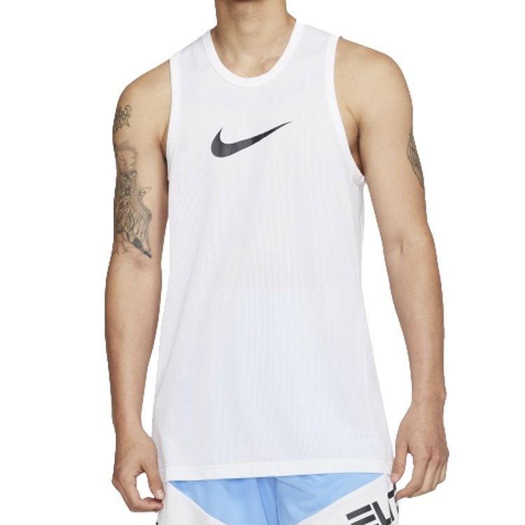 Nike Dri-Fit Series Sports Sleeveness Vest Male White BV9388-100 - 4
