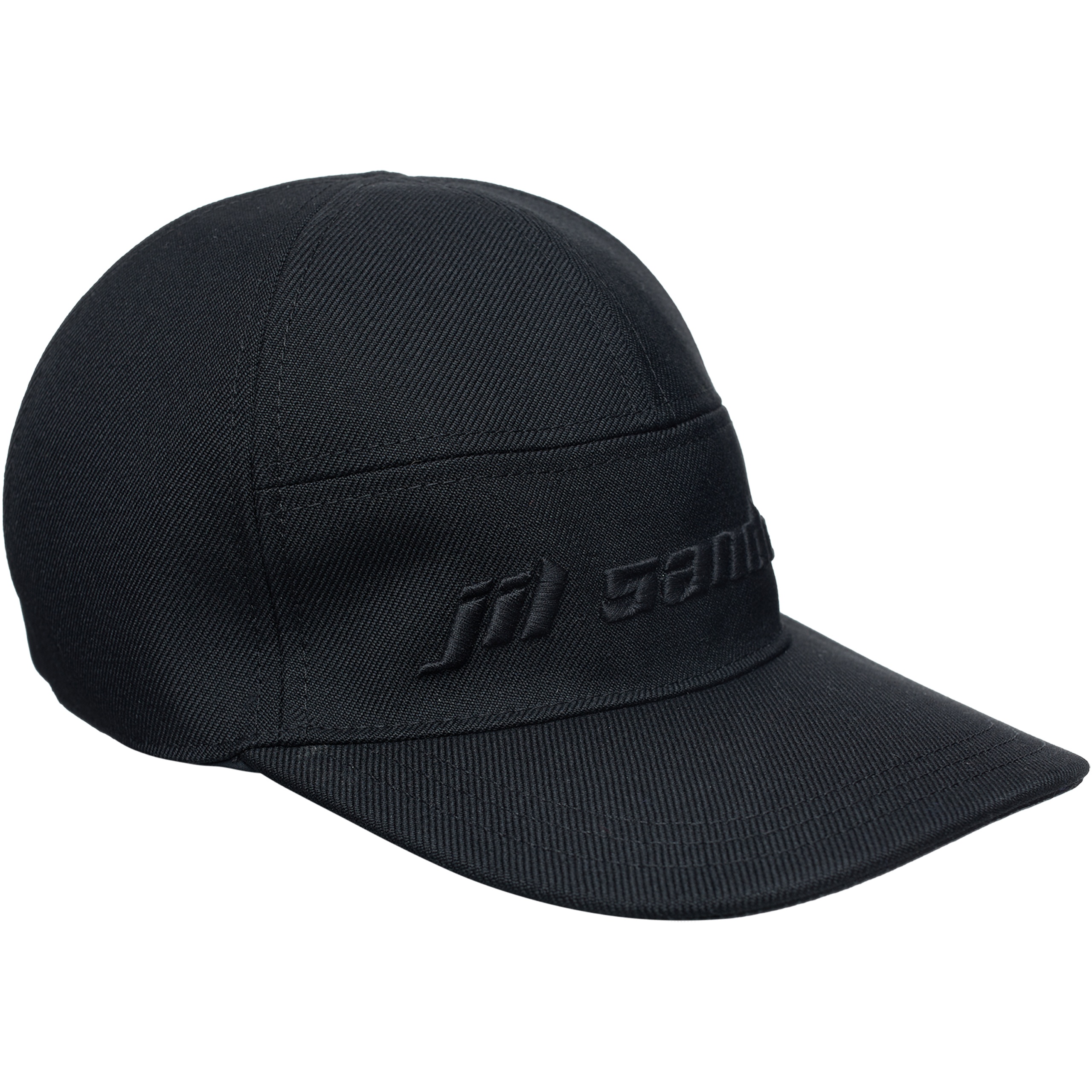 BLACK WOOL CAP - 1