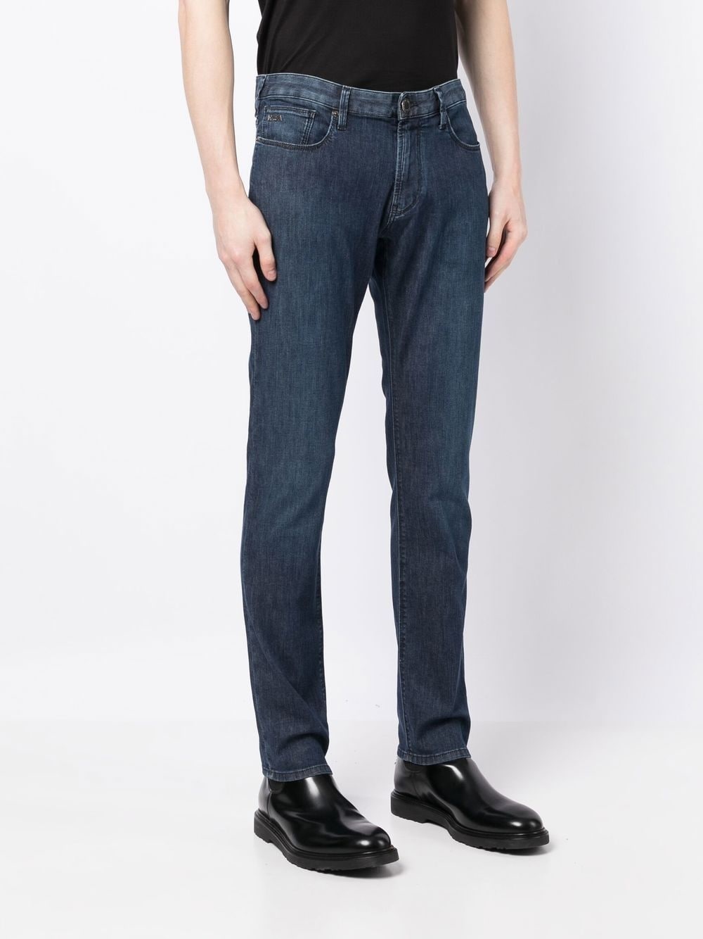 mid-rise slim-cut jeans - 3