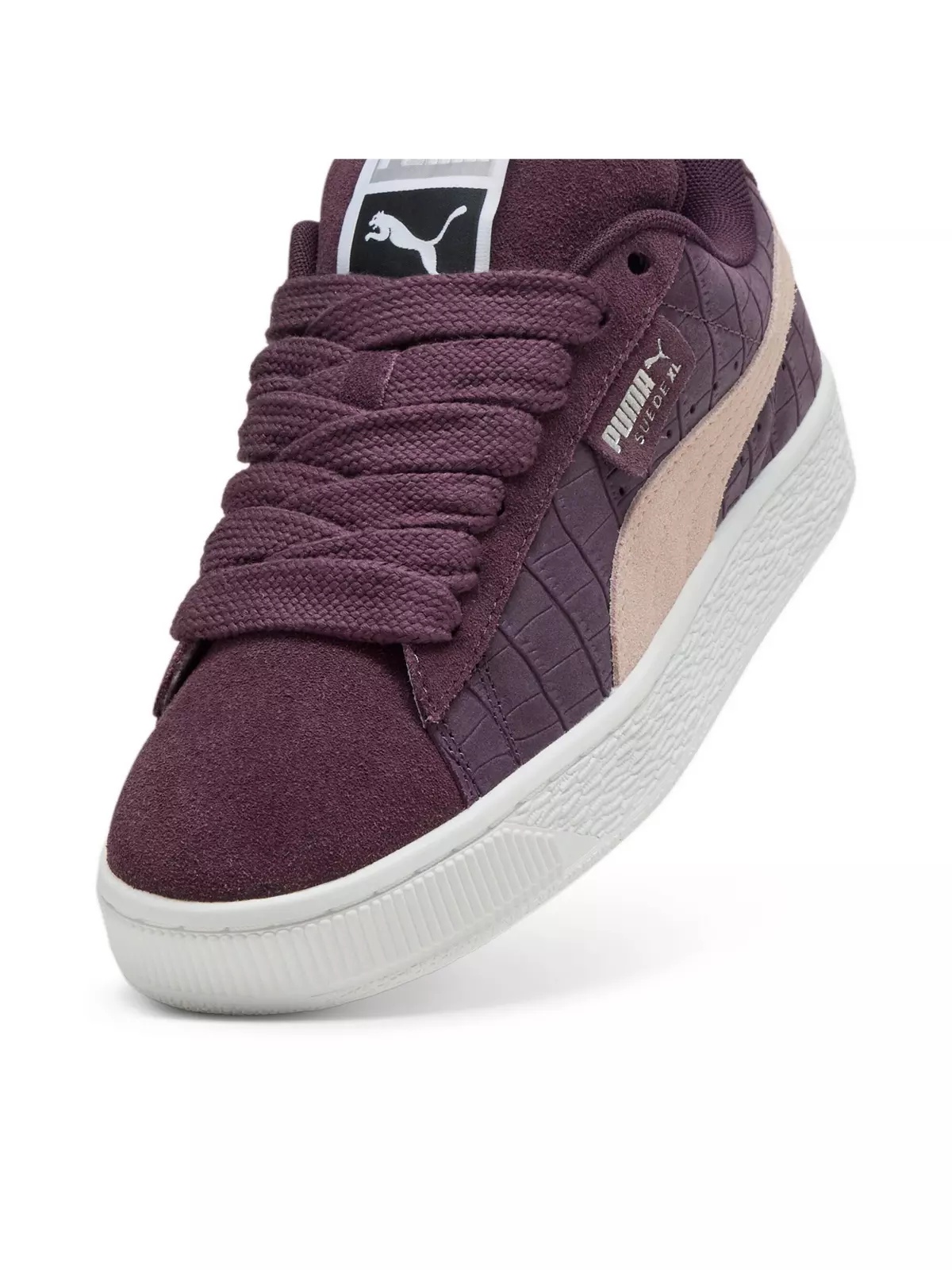 PUMA Suede XL Elevated "Midnight Plum/PUMA White" Women's Shoe - 5