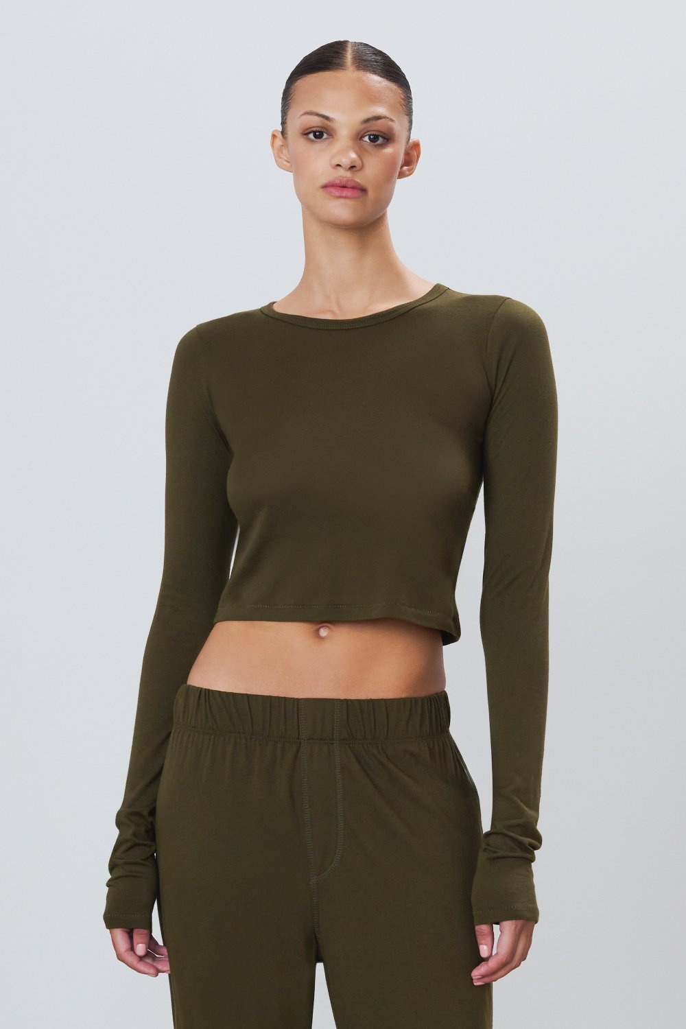 LS Baby Tee Moss - 2