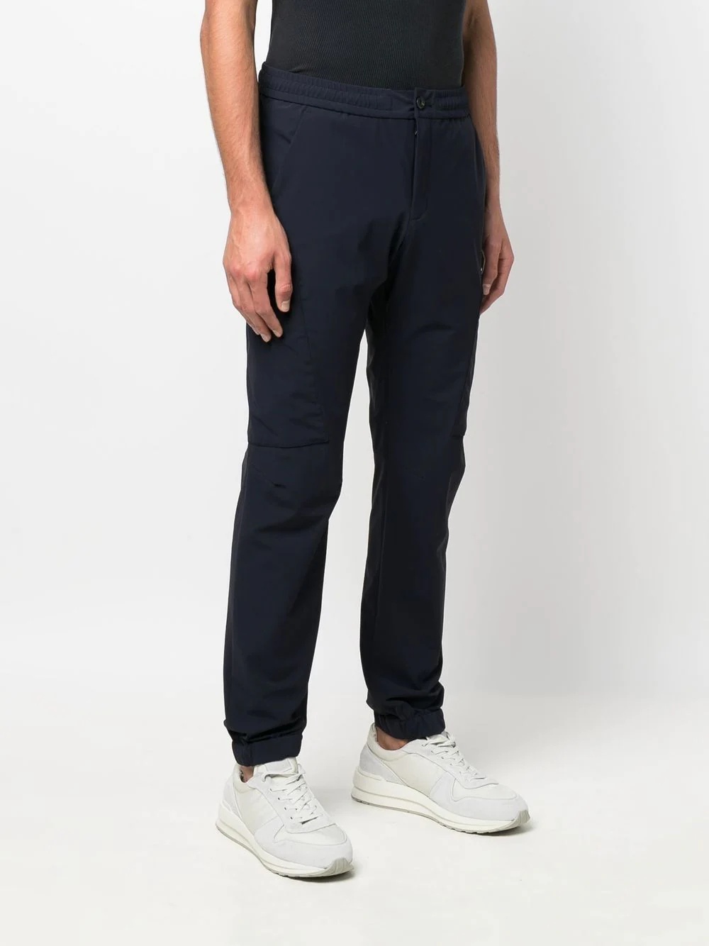 slim-cut cargo trousers - 3