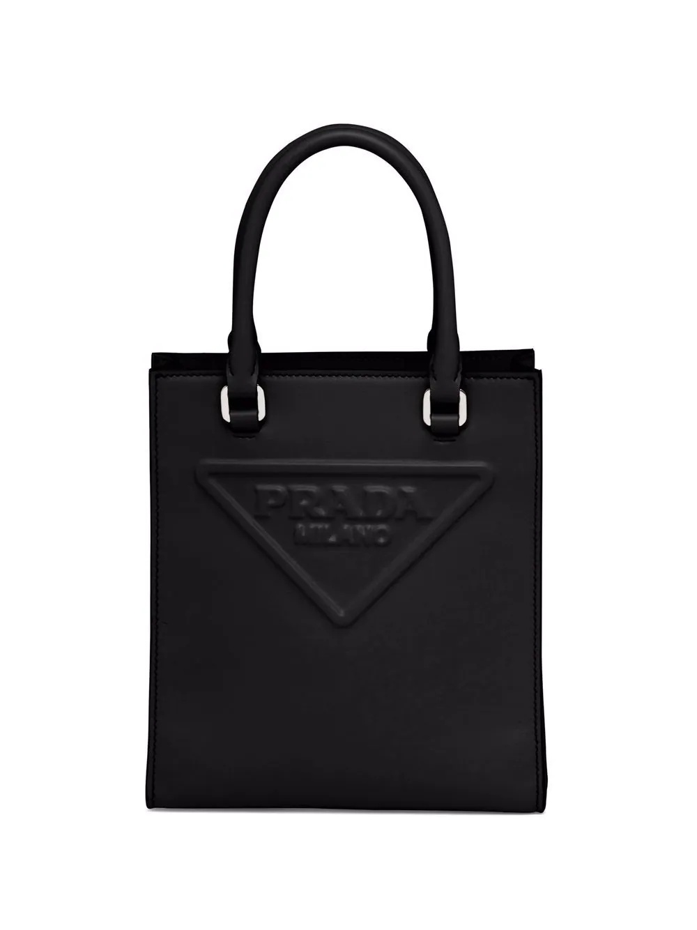 logo-embossed tote bag - 1