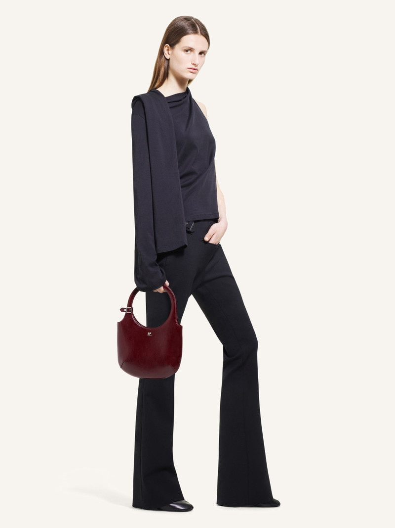 courrèges HOLY NAPLACK LEATHER BAG outlook