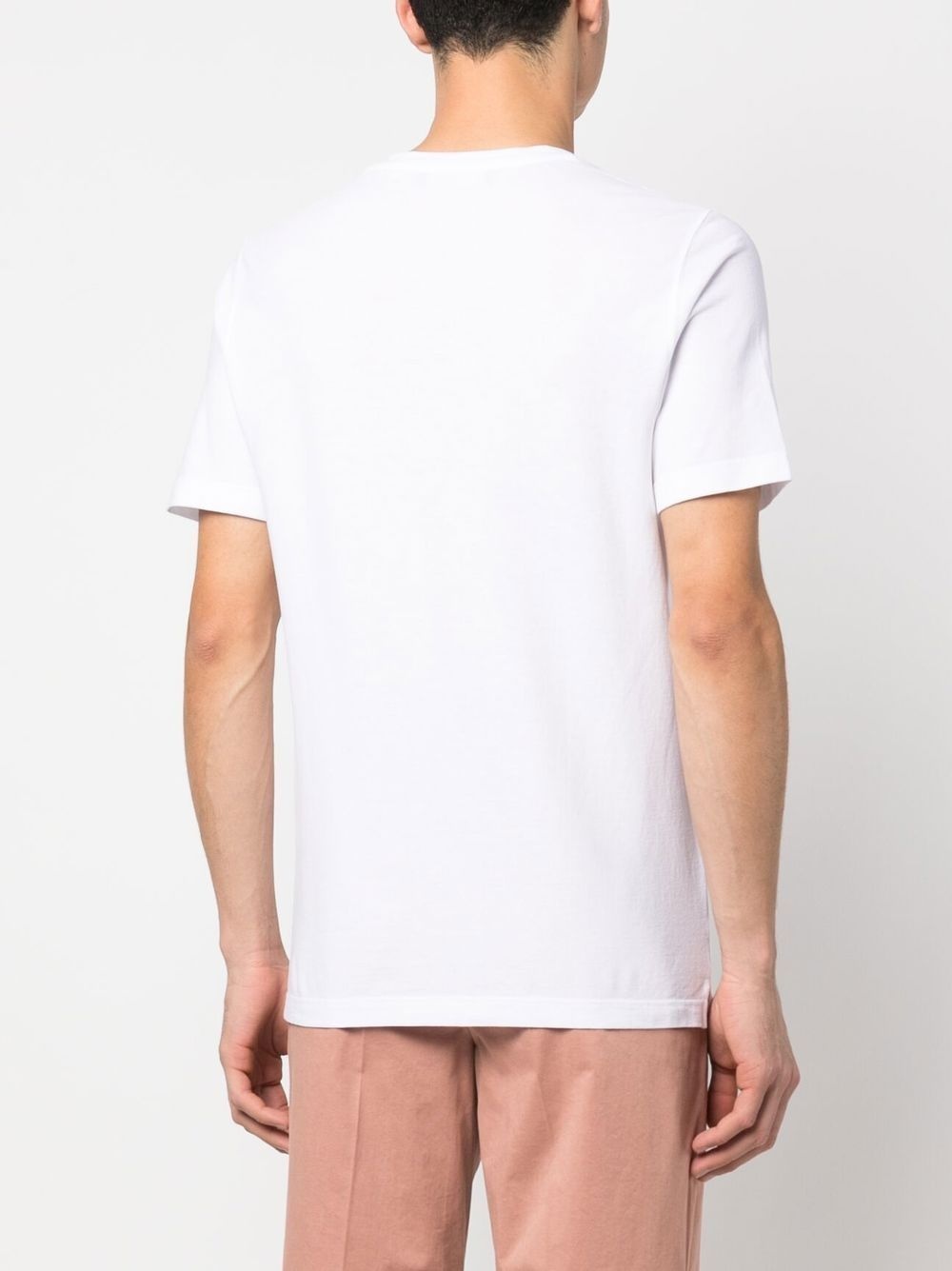 round neck short-sleeve T-shirt - 4