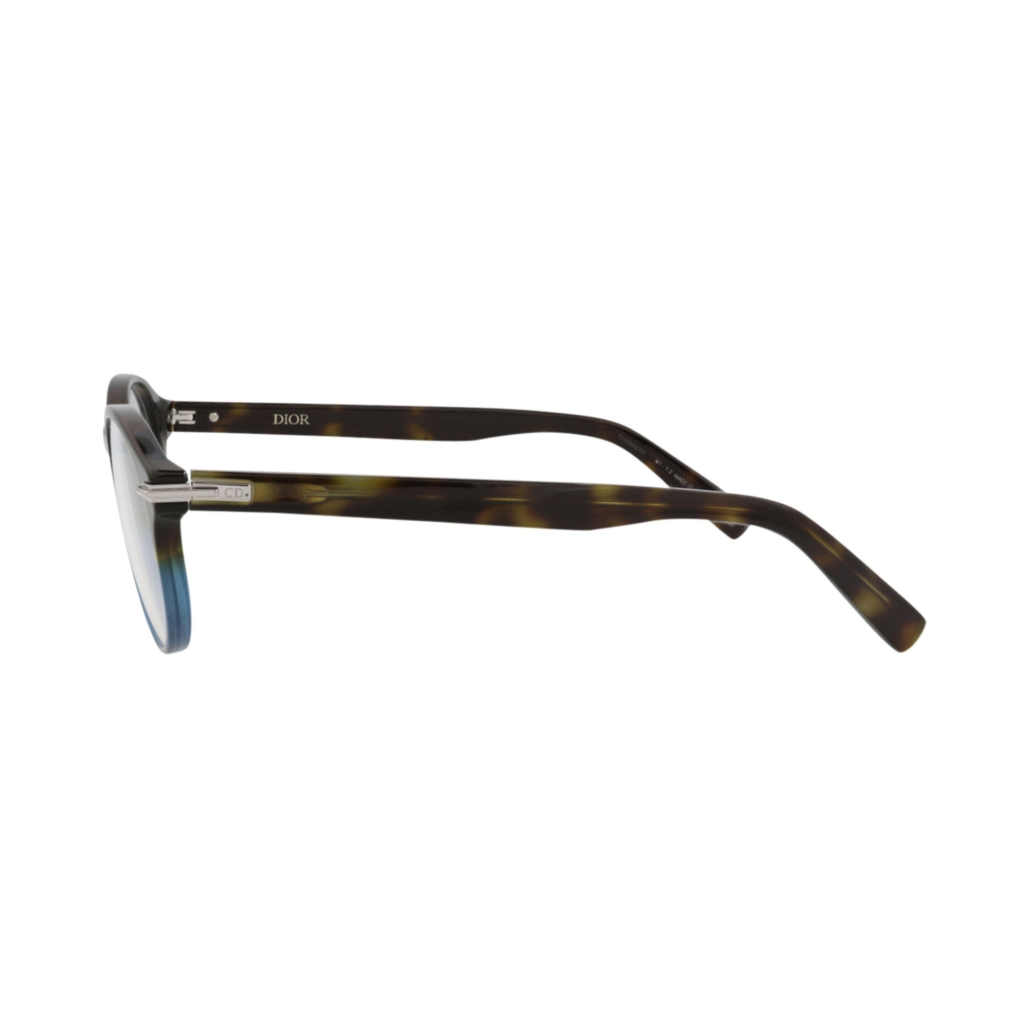 Dior Round Optical Glasses 'Havana/Transparent' - 3