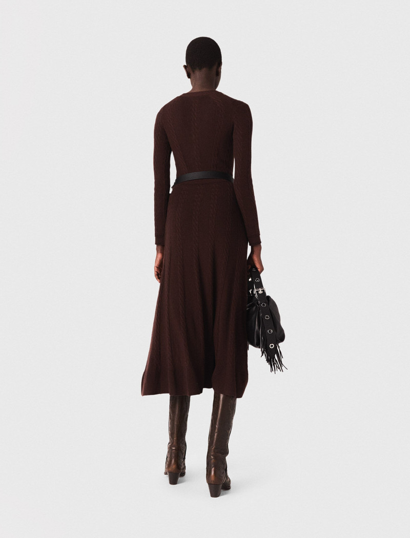 Knit midi dress with buttons 4