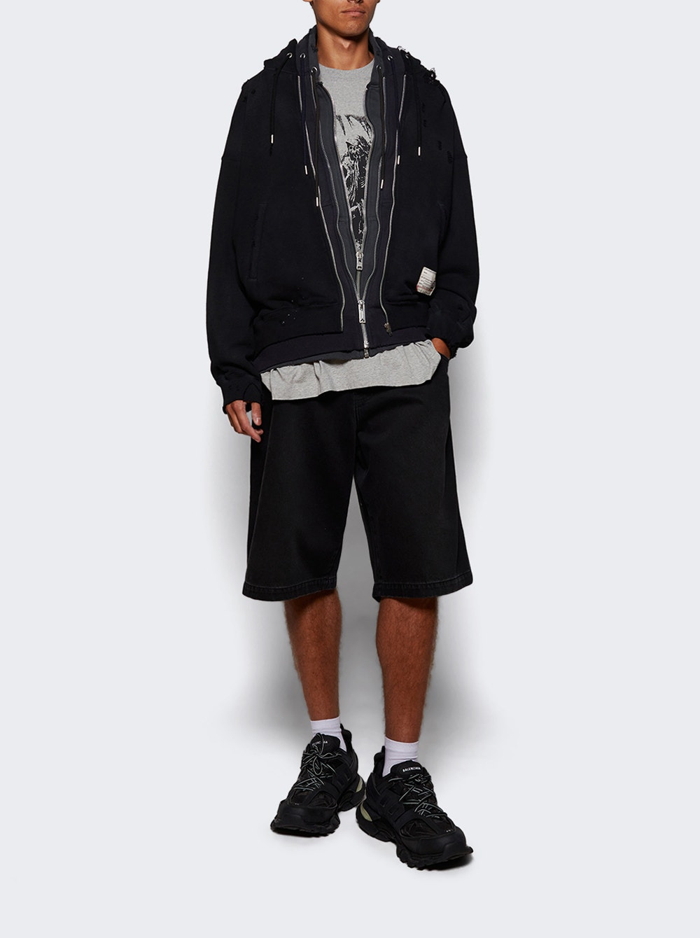 Triple Layered Parka Black - 5