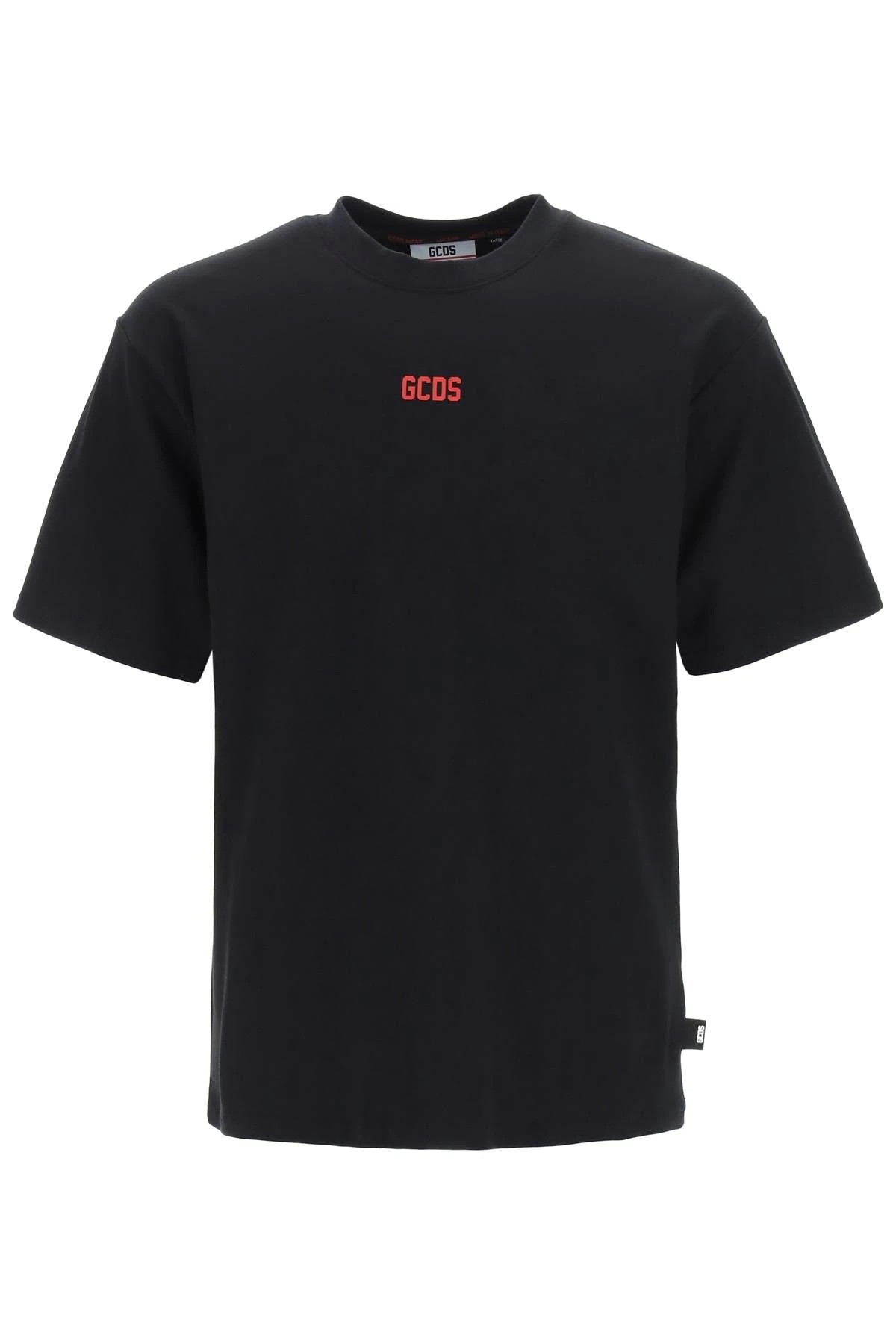 T-SHIRT WITH RUBBERIZED MICRO LOGO - 1