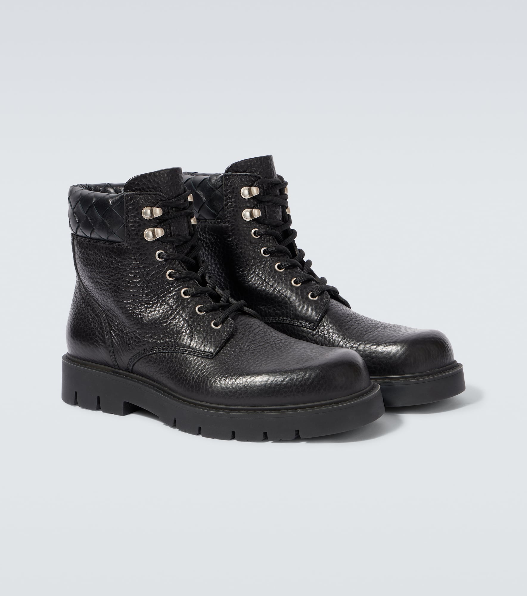 Haddock leather combat boots - 5