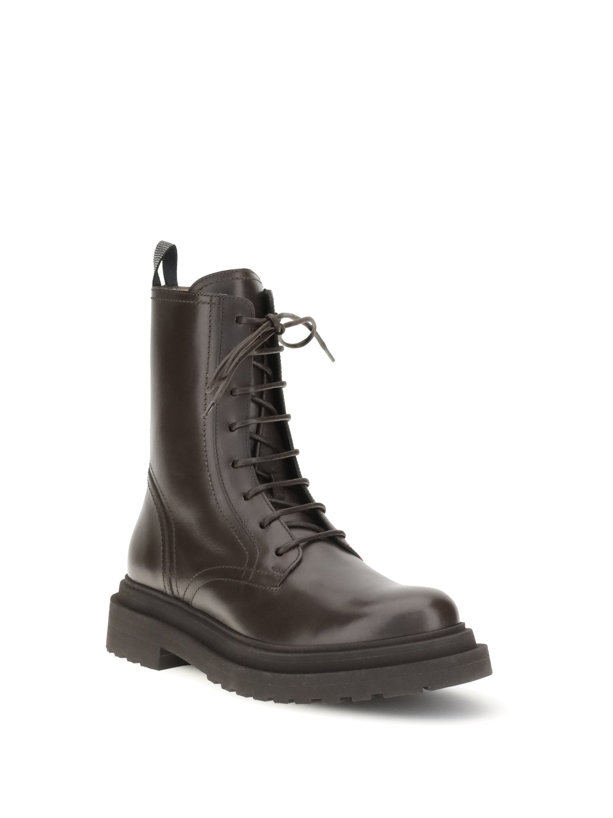Brunello Cucinelli Women Leather Ankle Boots - 2