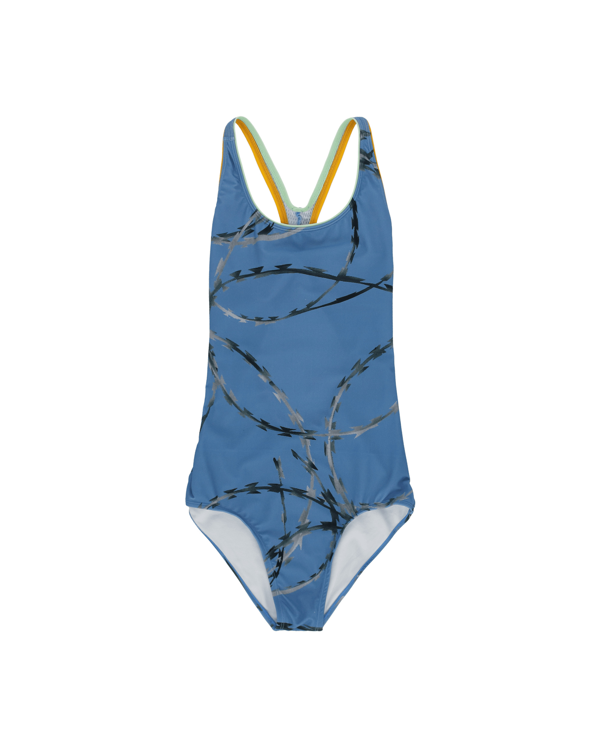 One Piece Swimsuit Blue - 2