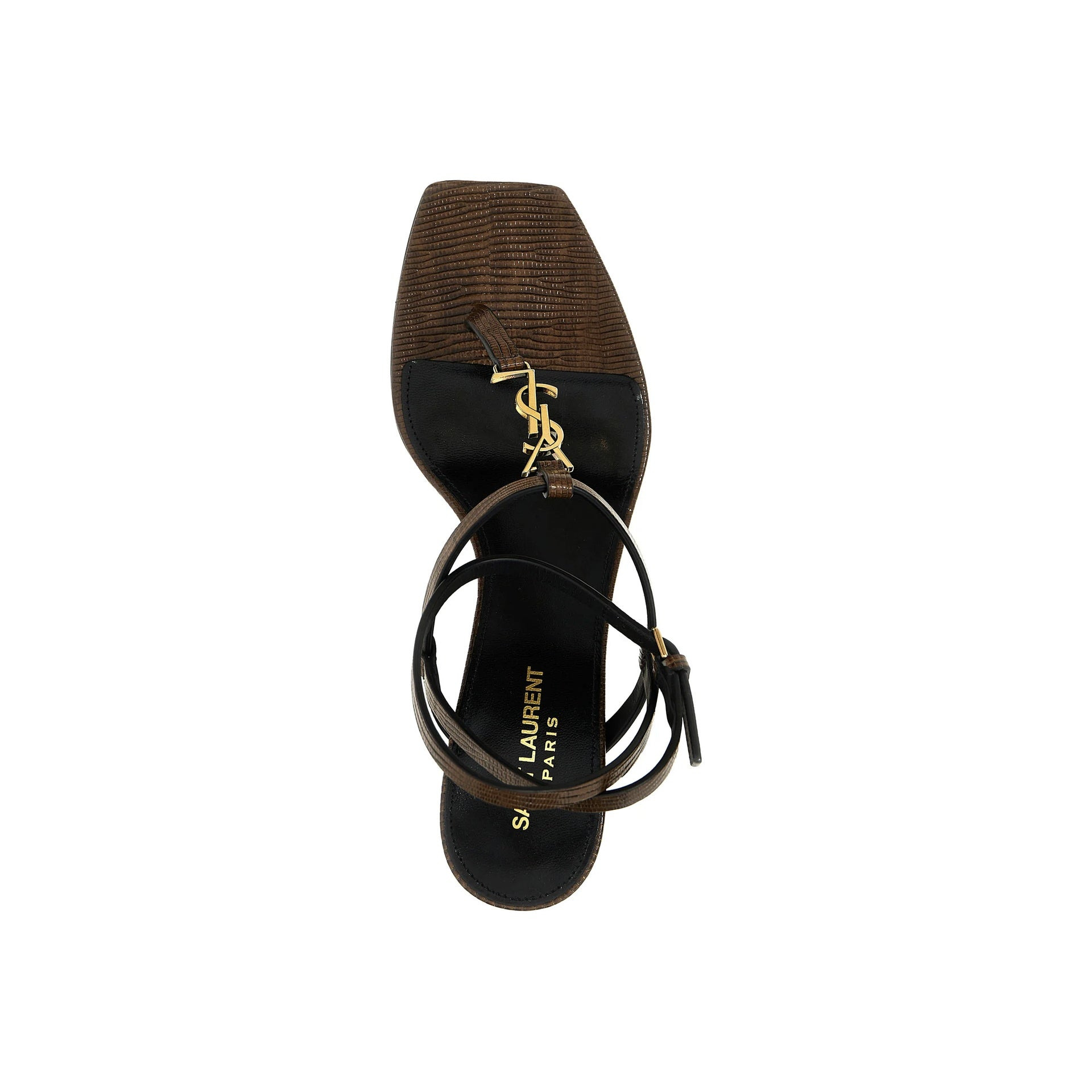 Saint Laurent Cassandra Leather Flip-Flop Sandals Women - 4