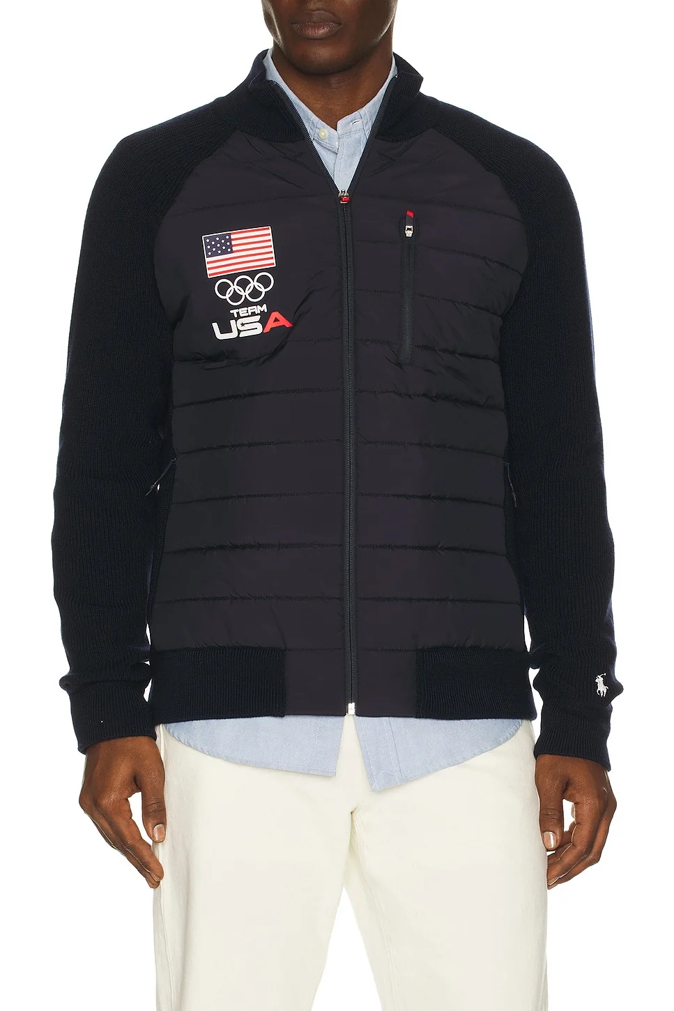 Winter Olympics Nylon Sweater Full Zip - 1
