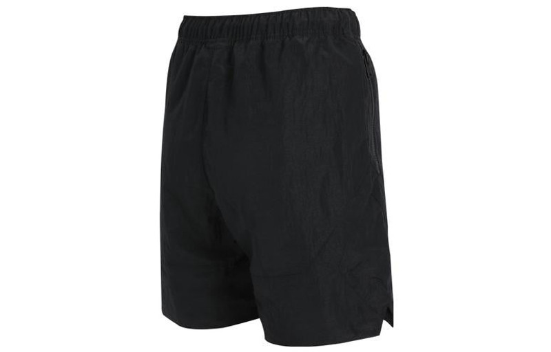 Jordan Air Jordan Solid Color Lacing Straight Sports Shorts Black DM9981-010 outlook