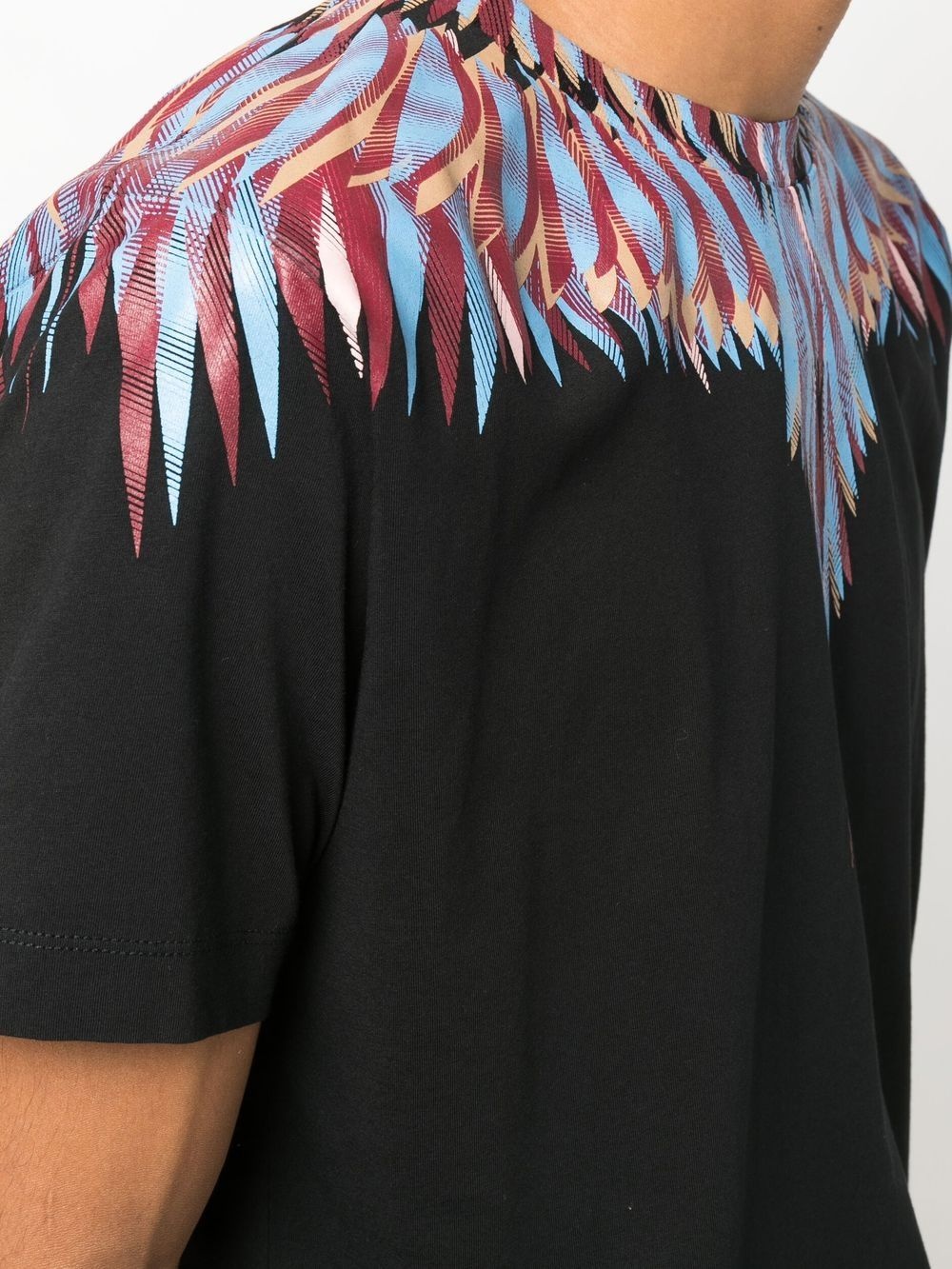 Wings-print crew neck T-shirt - 5