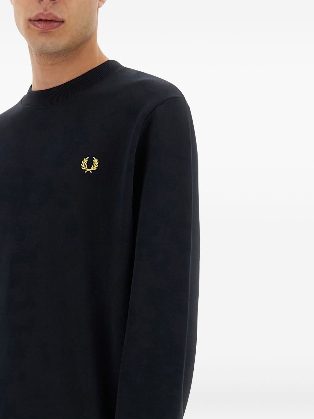 logo-embroidered sweatshirt - 4