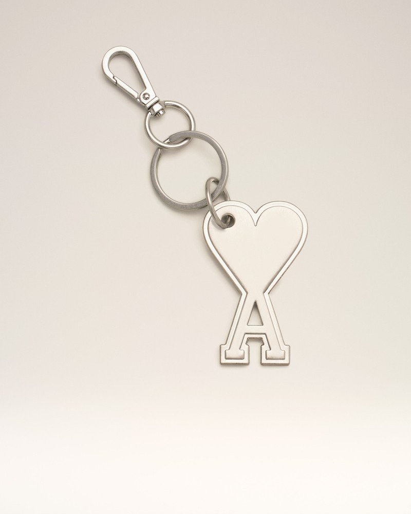 SILVER METAL AMI DE COEUR KEYRING - 1