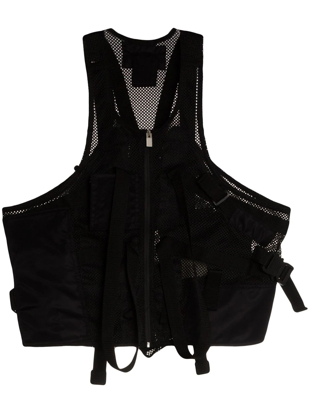 tactical zip-up vest - 1