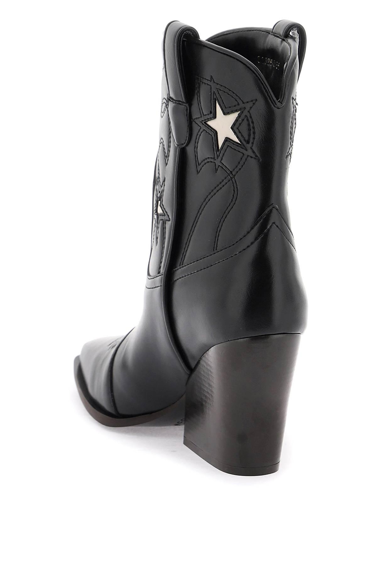 Texan Ankle Boots with Star Embroidery - 2