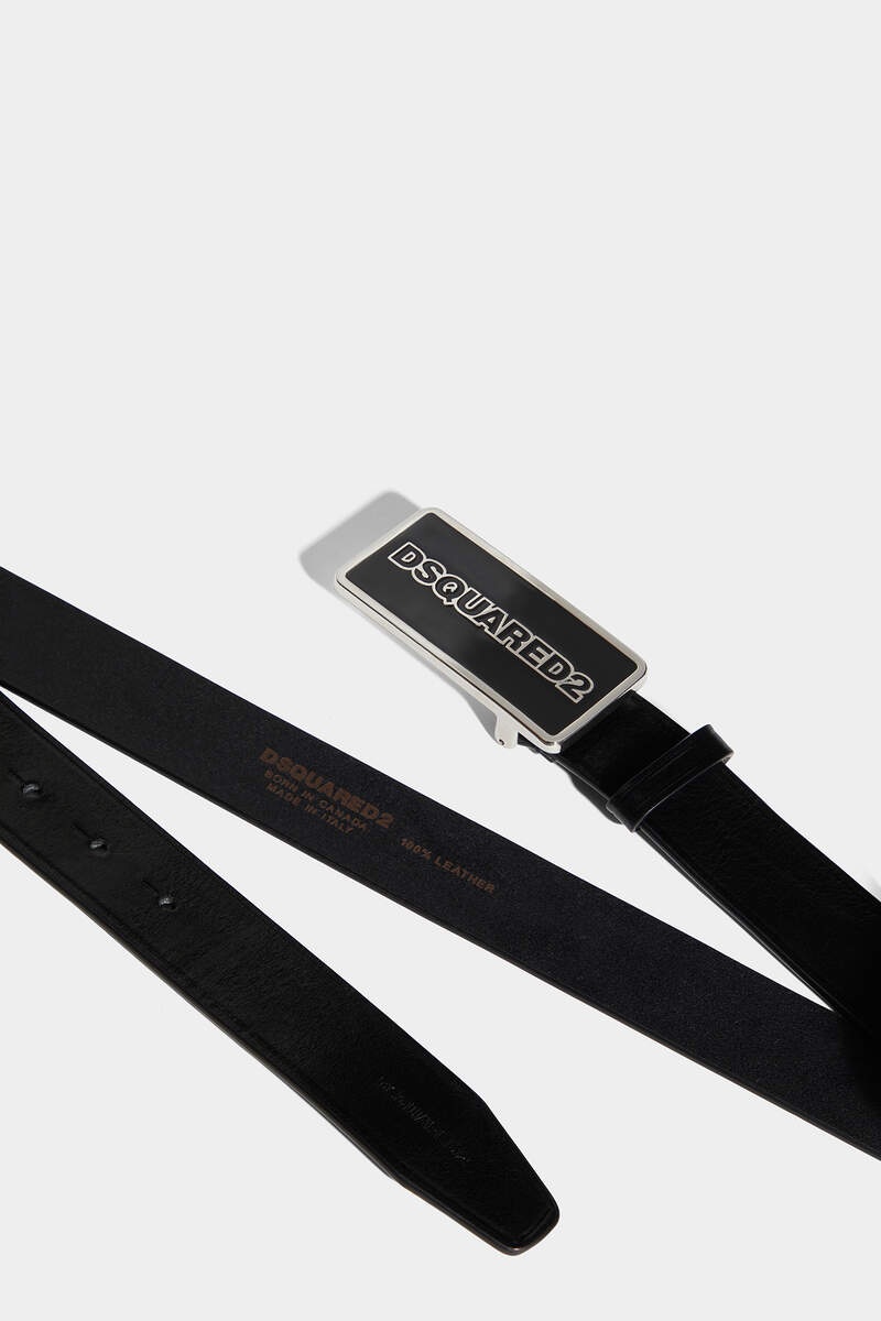 DSQUARED2 LOGO PLAQUE BELT - 3