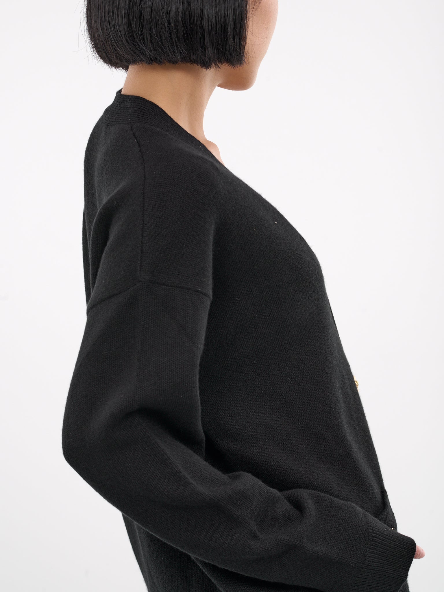 Wool-Cashmere Cardigan - 4