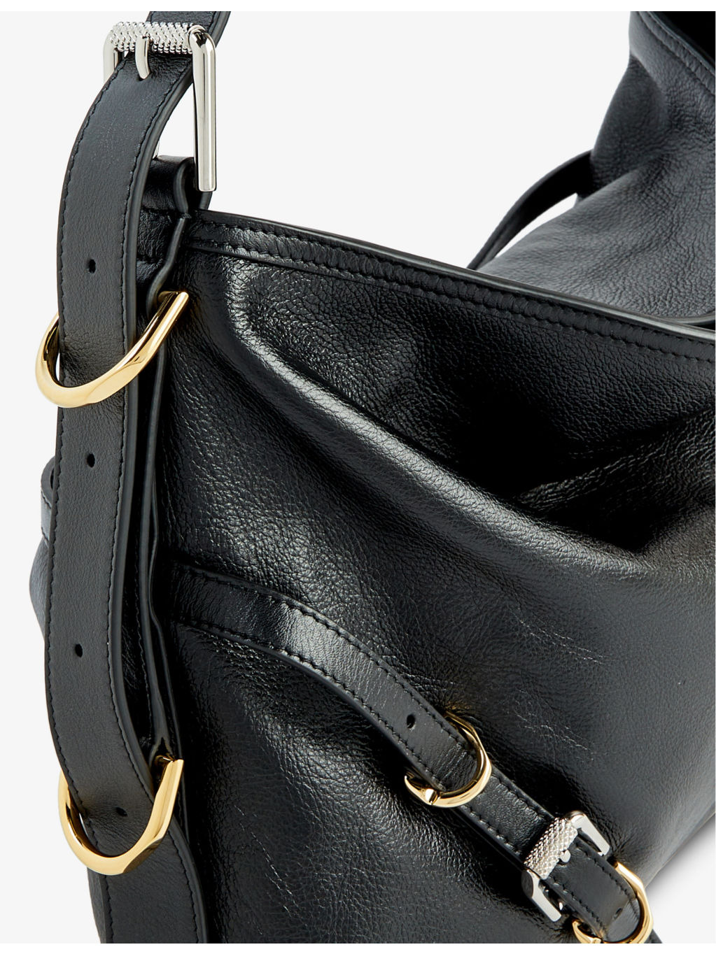 Voyou medium leather shoulder bag - 5