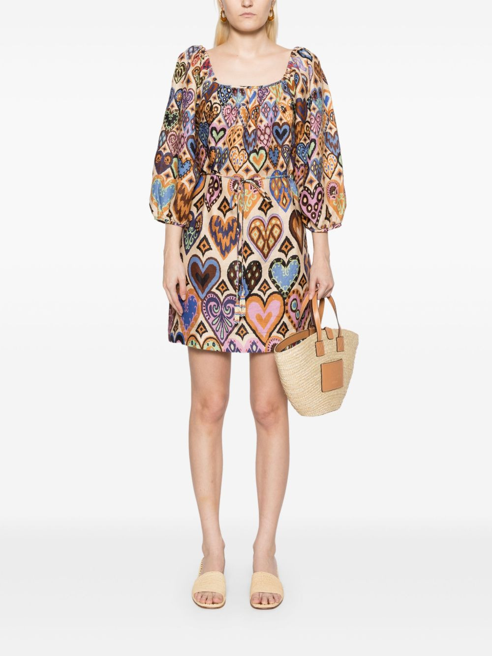 puff sleeves dress - 2