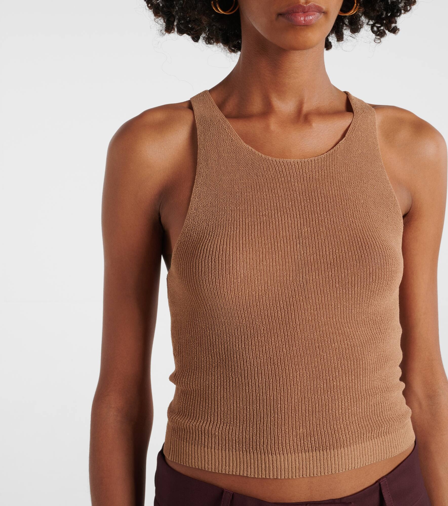 Ribbed-knit tank top - 5