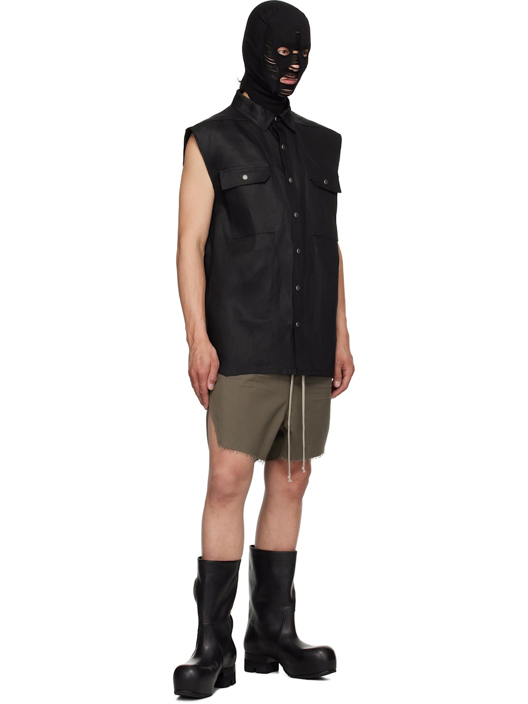 Black Hollywood Jumbo SL Overshirt - 4