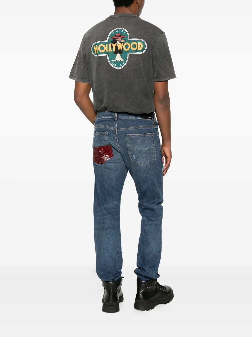 AMIRI - Men Hollywood Wolf Tee - 2