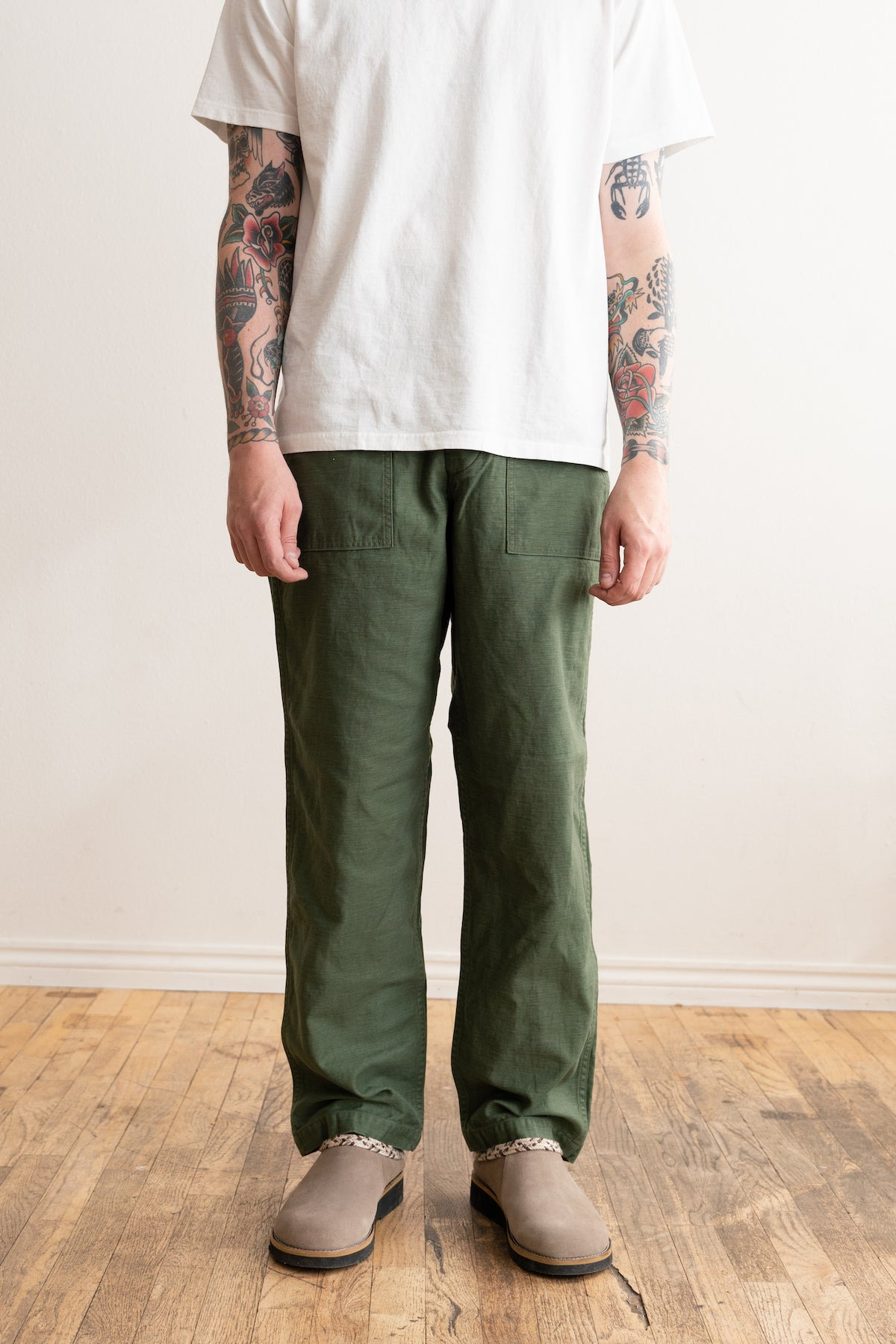 US Army Fatigue Pants (Regular Fit) - Green - 3