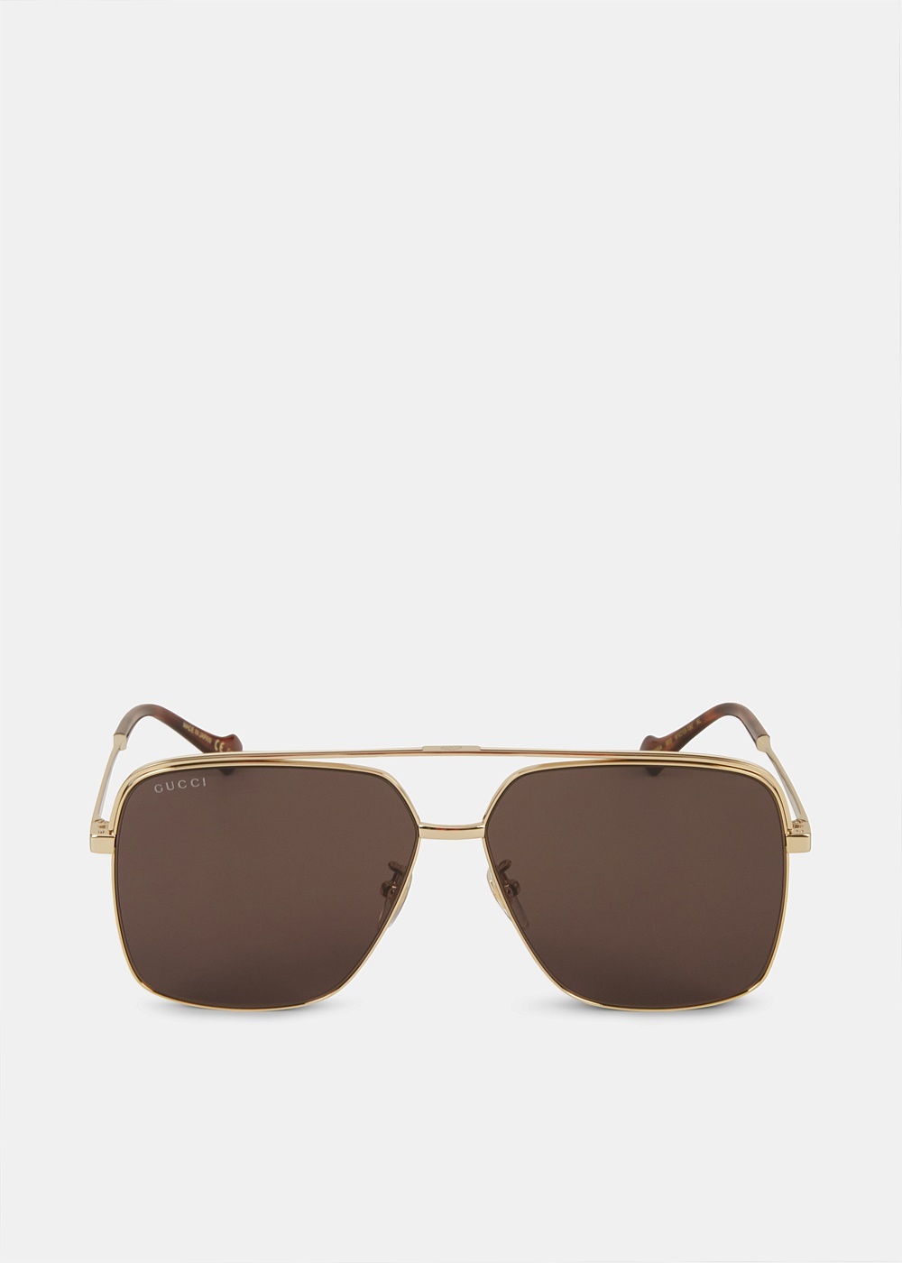 Gold Aviator Sunglasses - 1