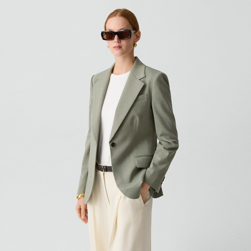 Lynnia Blazer in Wool Gabardine 3