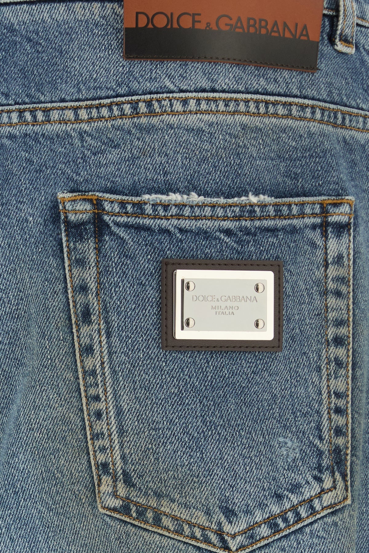 Denim wide-leg jeans - 5