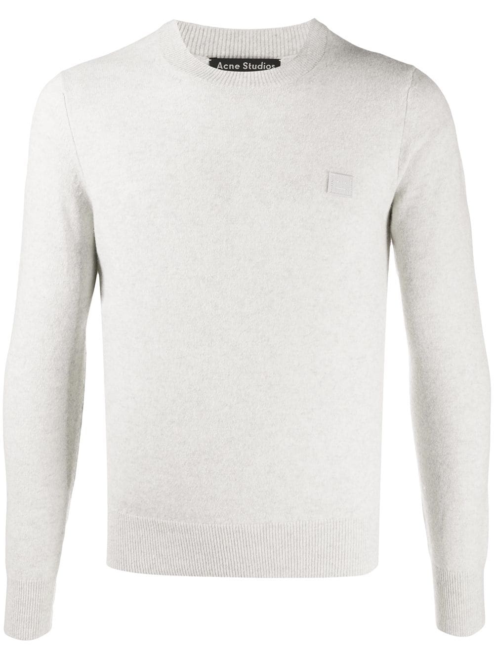 crew neck wool jumper - 1