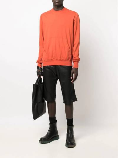 Rick Owens DRKSHDW long-sleeved cotton jumper outlook