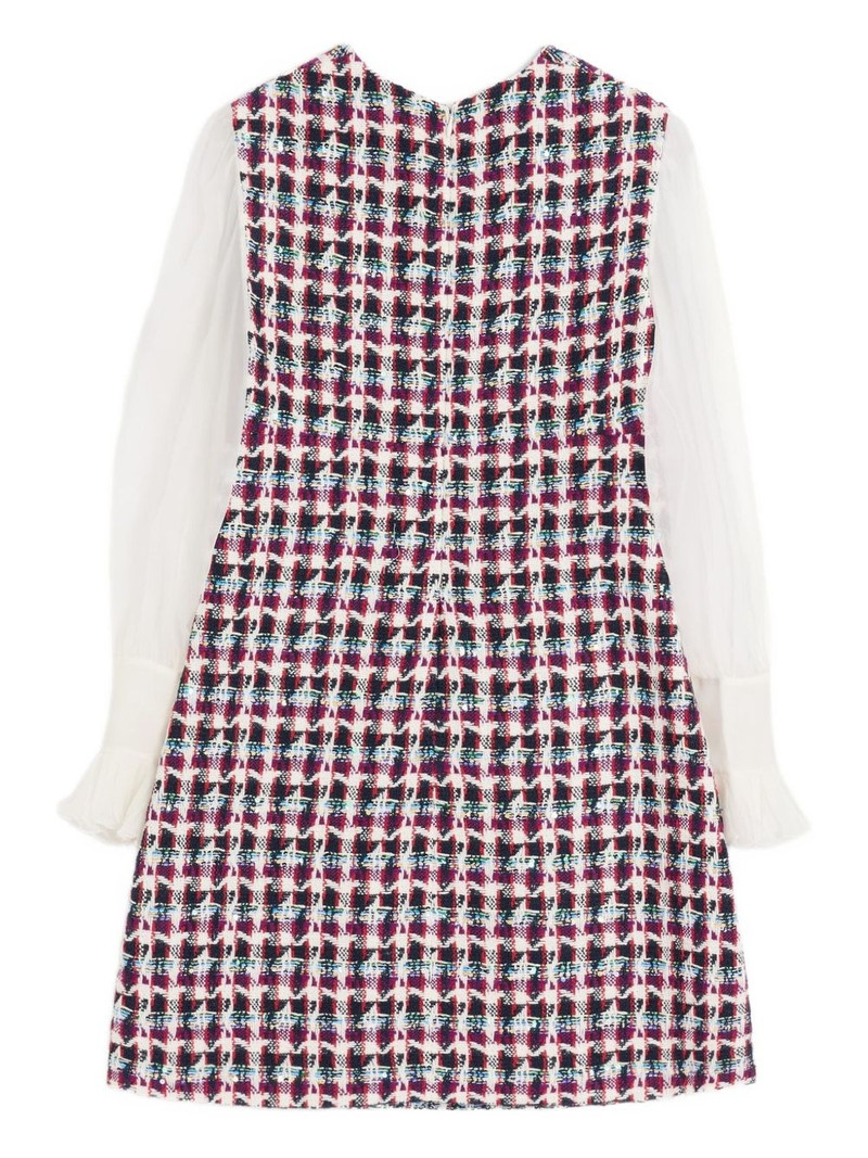 Valentino checked shift dress outlook