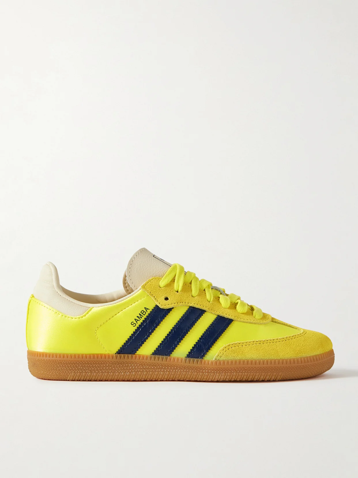 Samba Og Suede And Leather-trimmed Satin Sneakers - 1