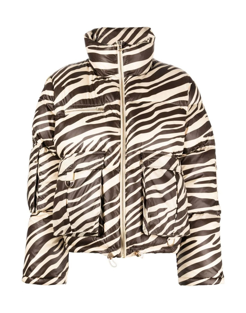 Zebra Down Puffer Jacket 8