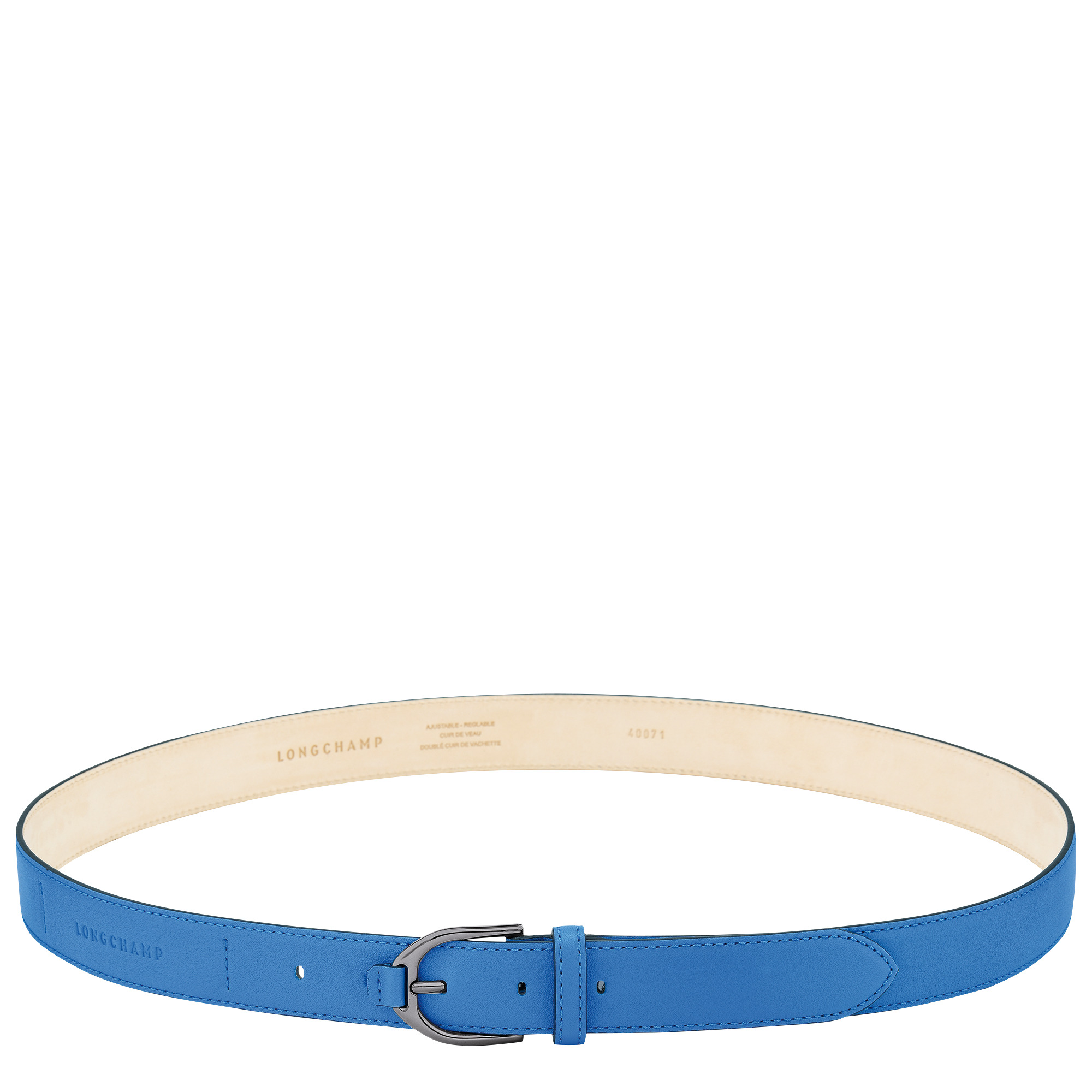 Longchamp 3D Ladies' belt Cobalt - Leather - 1