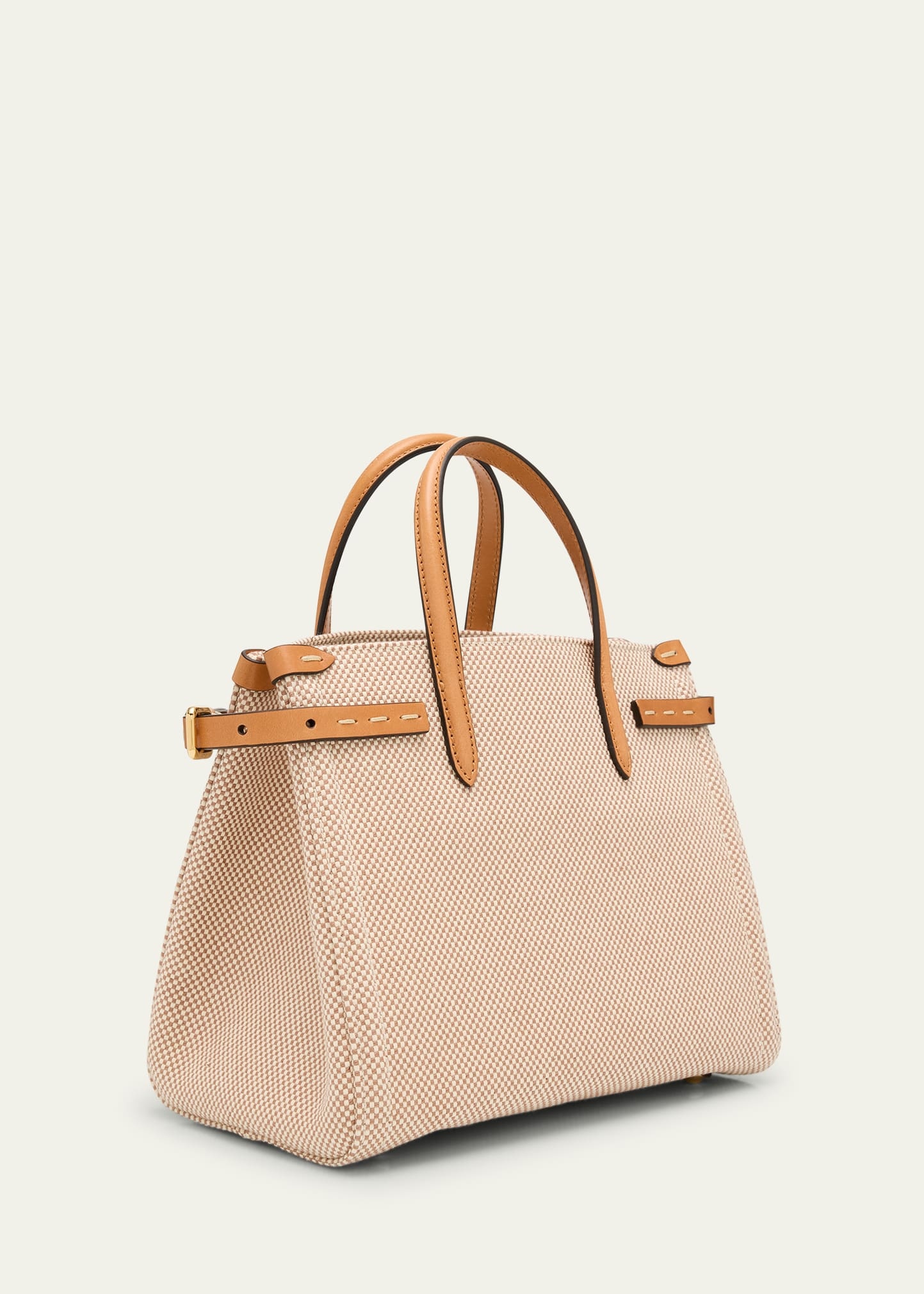 Antibes Medium Canvas Shopping Tote Bag - 3