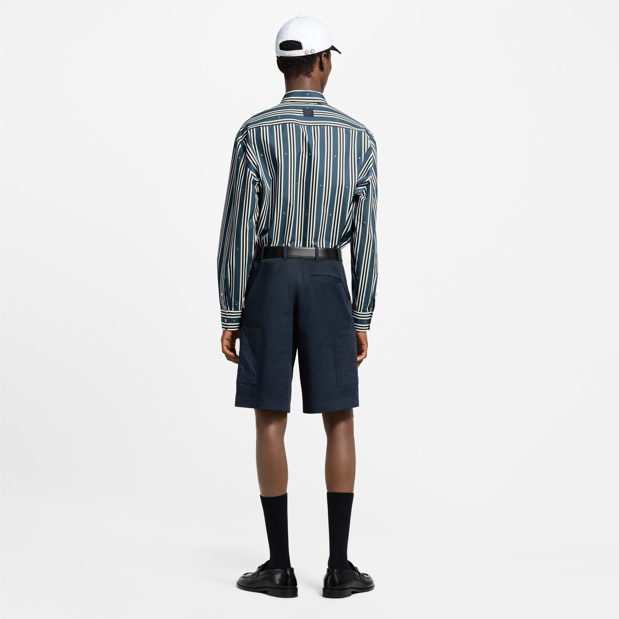 Striped Oversized Shirt - 3