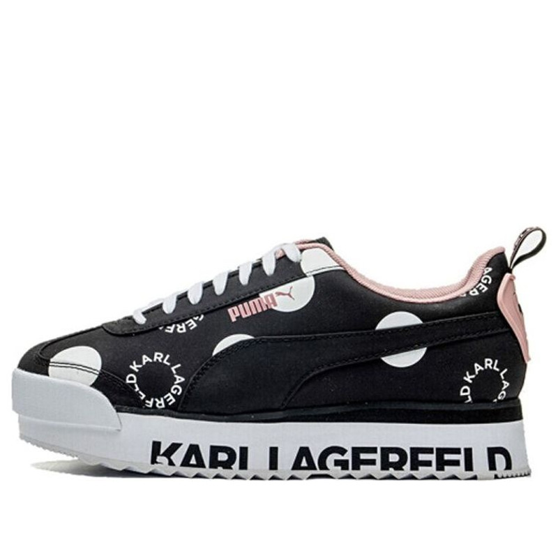 (WMNS) PUMA Roma Amor Polkadot KL 'Black White' 371226-01 - 1