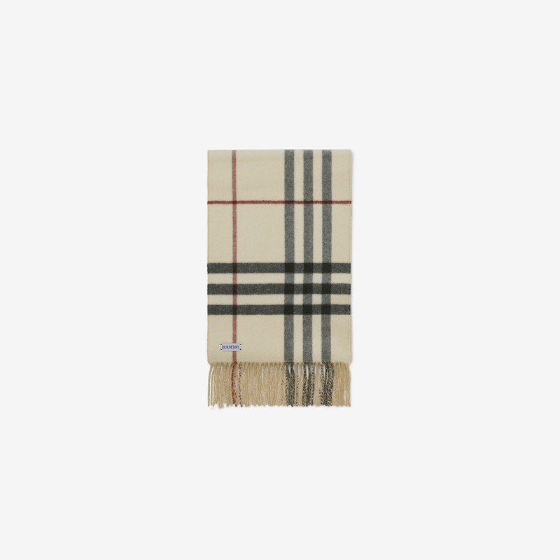 Burberry Reversible EKD Check Cashmere Scarf outlook