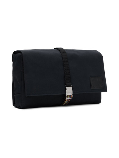 Paul Smith Navy Canvas Fold-Out Wash Bag outlook