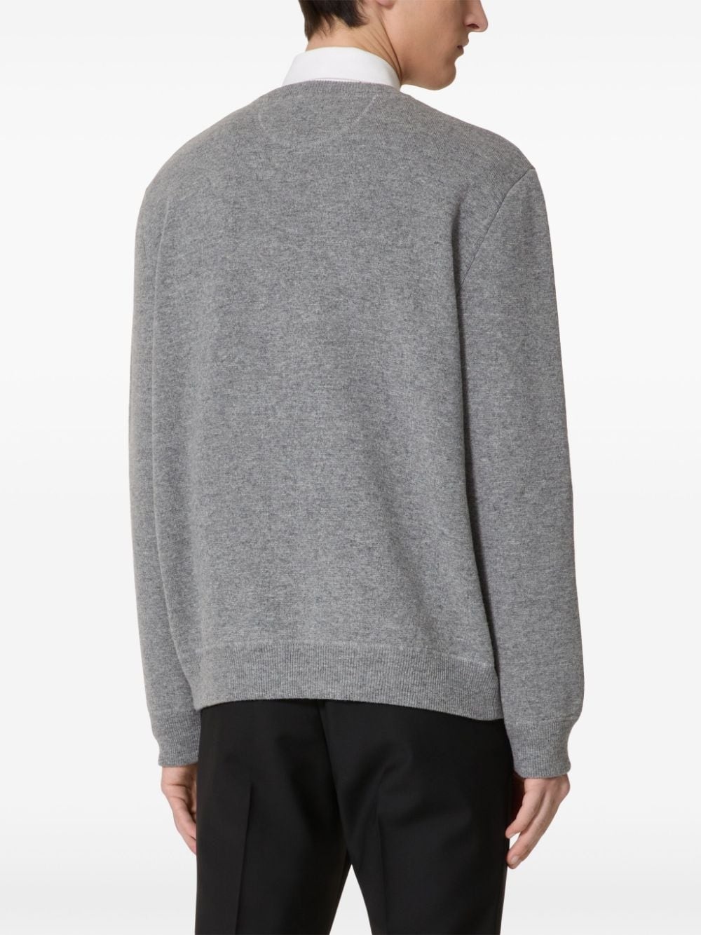 crew-neck virgin-wool jumper - 4