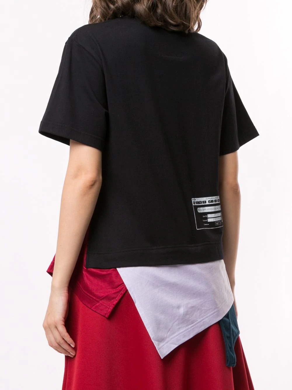 handkerchief hem T-shirt - 4