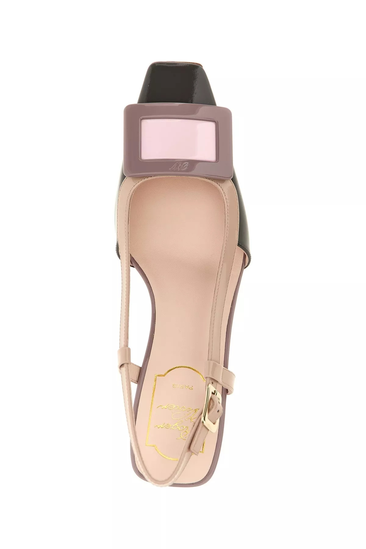 'Lacquered' slingback - 4
