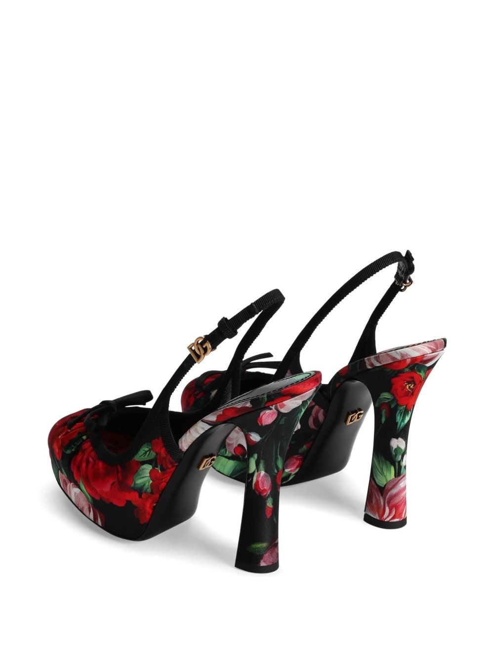 floral-print pumps - 3